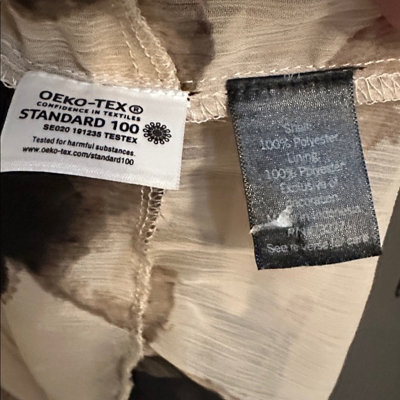 Simply Vera Vera Wang Flowy Floral 3/4 Sleeve Dress Black and Cream Size XXL NWT - Picture 11 of 13